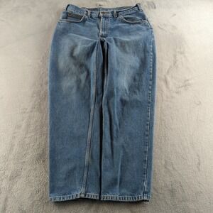Vintage Y2K Levis Orange Tab Jeans 36x30 (Fits 34x30) Blue Light Wash Fade Skate